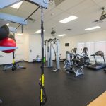 clubhouse workout area