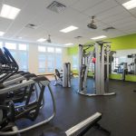 clubhouse workout area