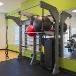 clubhouse workout area